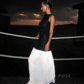 Anabia Black Sequin Maxi Dress [SXTAQI2B]