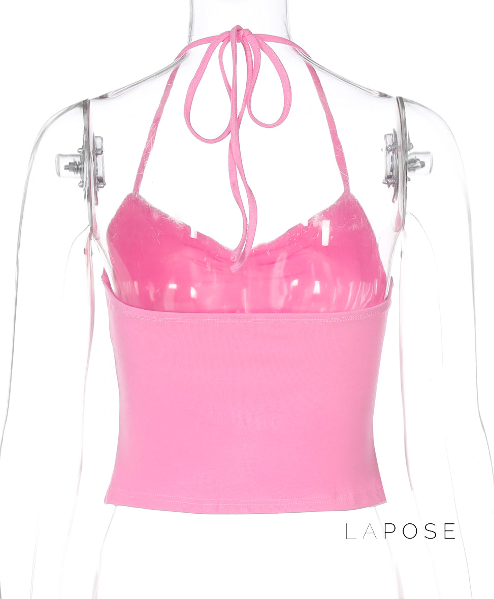 Anabia Butterfly Halter Top [VGEXT4WI]