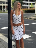 Anaelle Polka Dot Skirt Set [41SDV4M7]