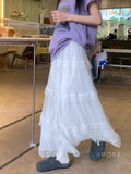 Anai Lace Maxi Skirt [E13GU9ND]