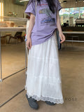Anai Lace Maxi Skirt [DHC43H7Z]