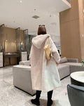 Anai Long Hooded Faux Fur Coat [WOSZF7LB]