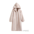 Anai Long Hooded Faux Fur Coat [FZVSDJ4H]