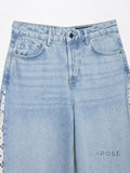 Anaisha Crochet Patch Wide-Leg Jeans [69E1JQI2]