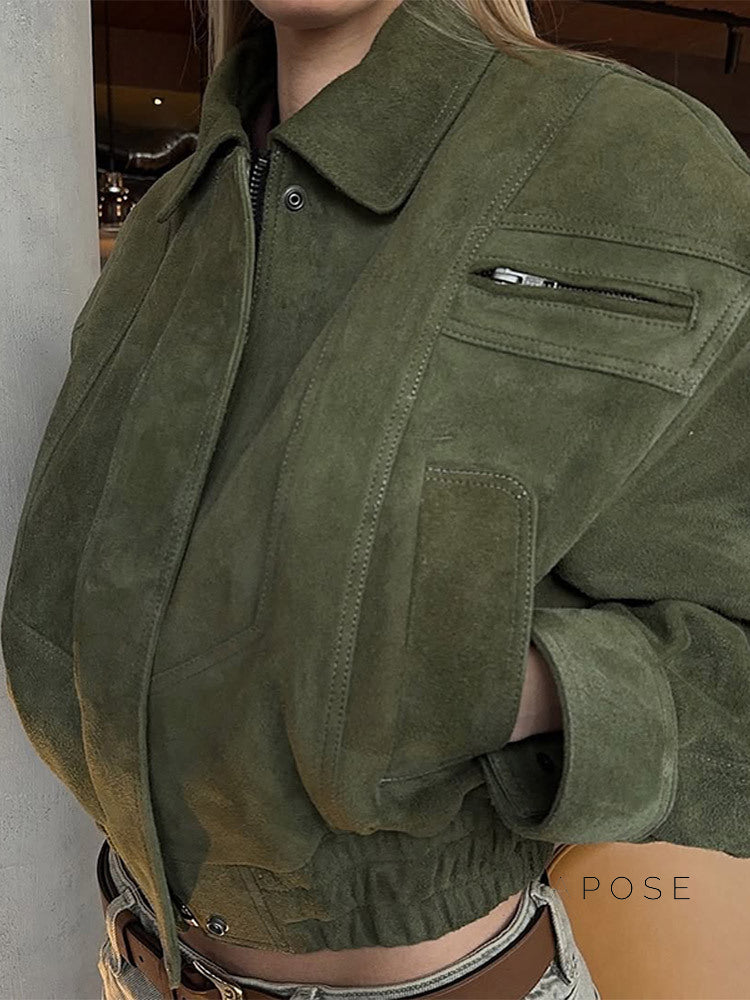 Anaiyah Biker Cropped Jacket [7LS9R1GK]