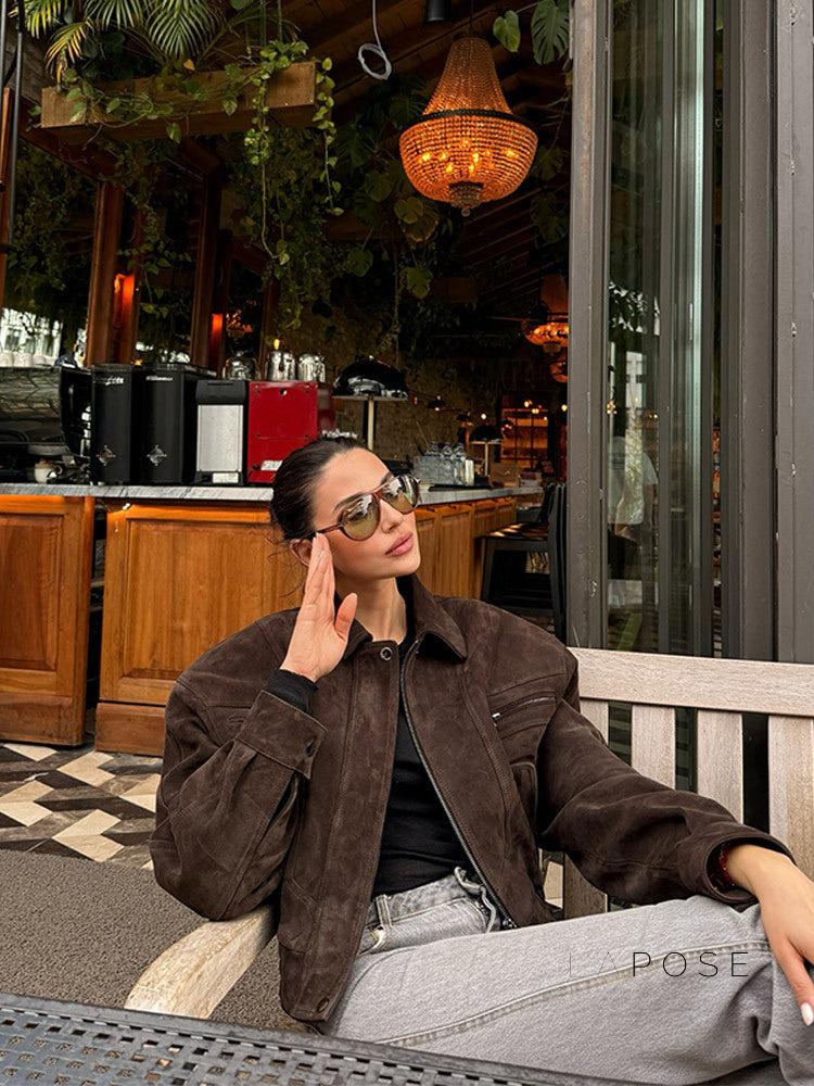Anaiyah Biker Cropped Jacket [T1K5O0PA]