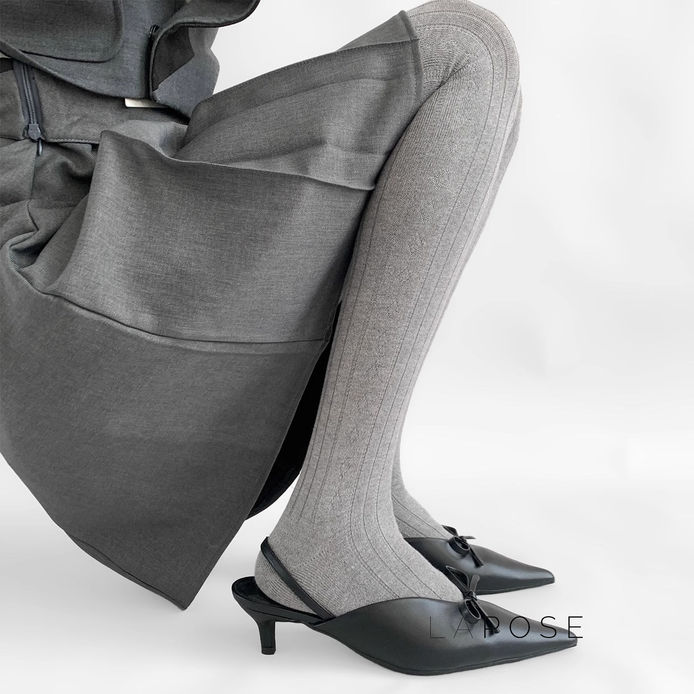 Analee Diamond Patterned Tights [O51SV829]