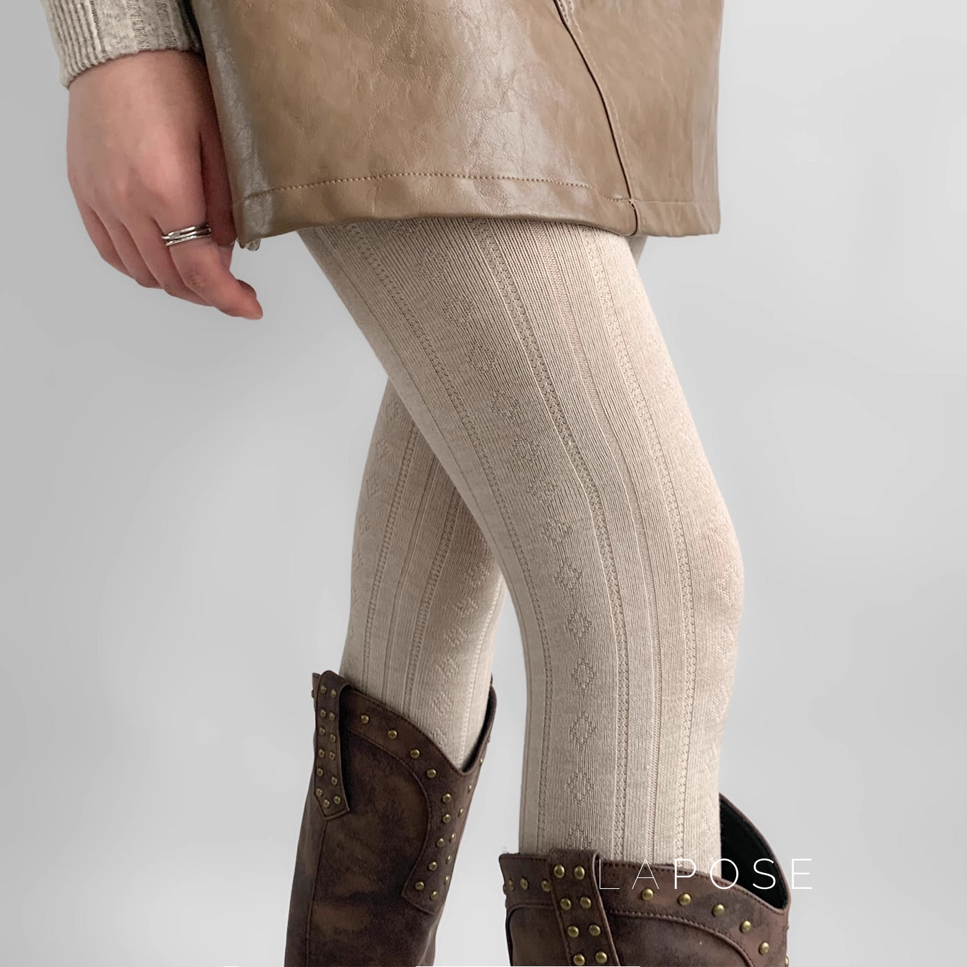 Analee Diamond Patterned Tights [BBEH96Q5]