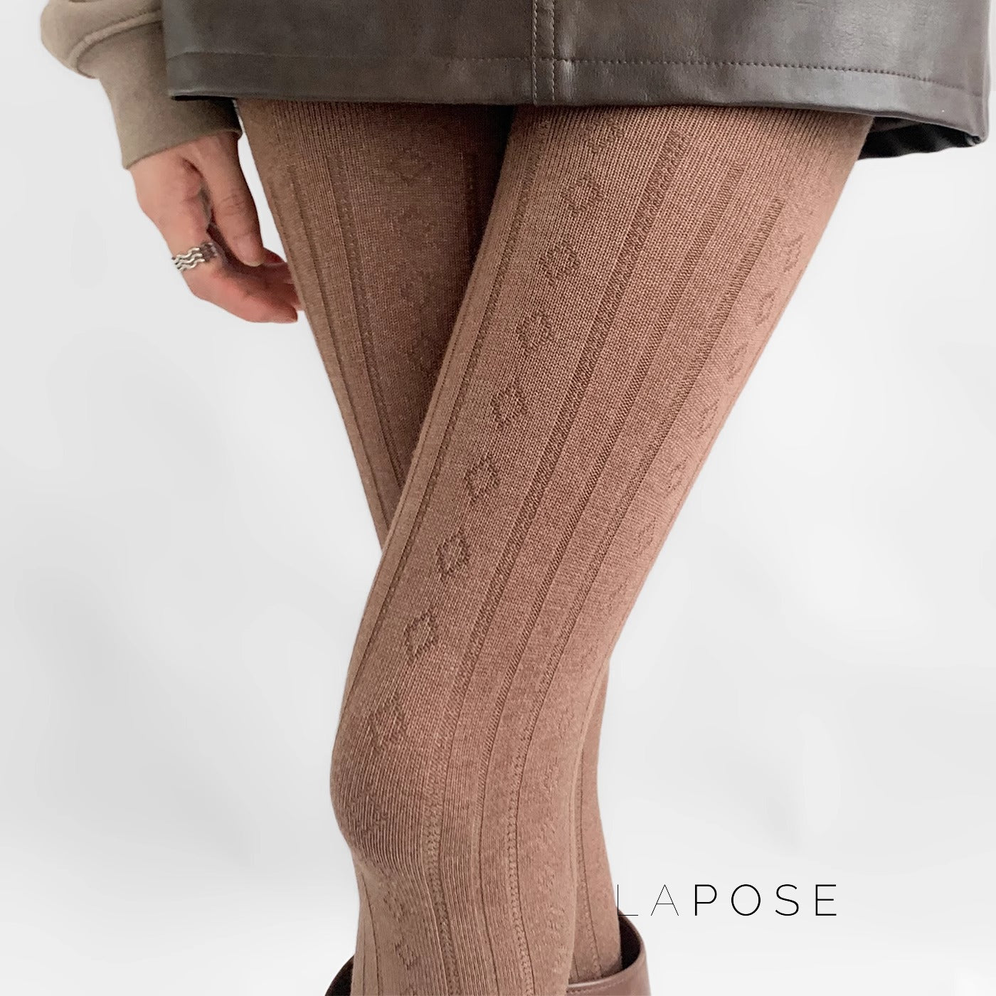 Analee Diamond Patterned Tights [YMGW0MWQ]
