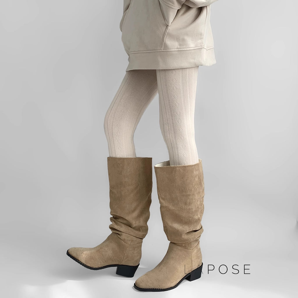 Analee Diamond Patterned Tights [G45DCICR]