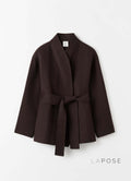 Analee Tie-Front Short Coat [YKSVBXDV]