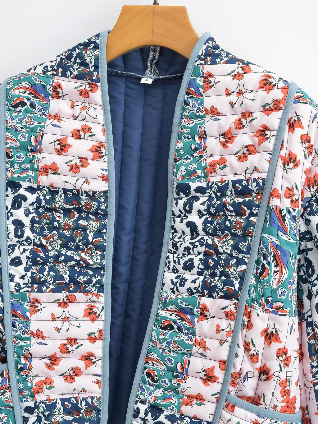 Analiese Printed V-Neck Jacket [NE73PN07]