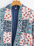 Analiese Printed V-Neck Jacket [NE73PN07]