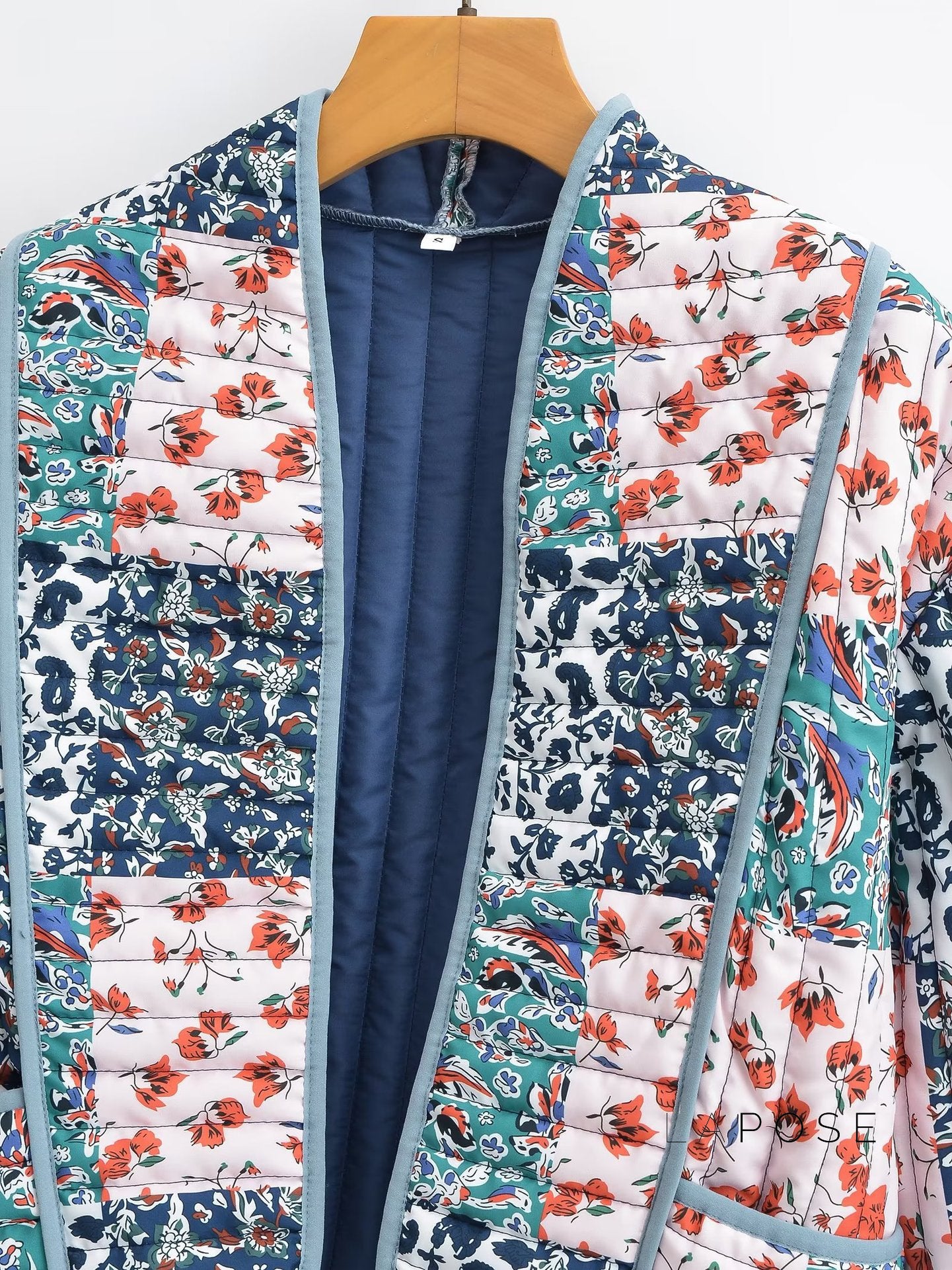 Analiese Printed V-Neck Jacket [NE73PN07]
