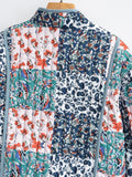 Analiese Printed V-Neck Jacket [KBHYFZ77]
