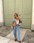 Analiese Printed V-Neck Jacket [UTHXOCBE]
