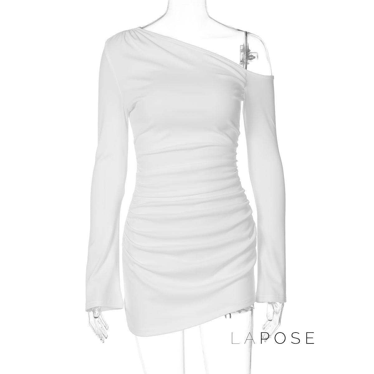 Analisa Off Shoulder Pleated Dress [D5G9G7Y9]