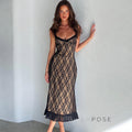 Anapaula Lace Sling Midi Dress [DYIMAGA1]