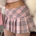 Anayeli Plaid Pleated Mini Skirt [F1B4IEQW]
