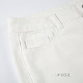 Andria White Straight-Leg Jeans