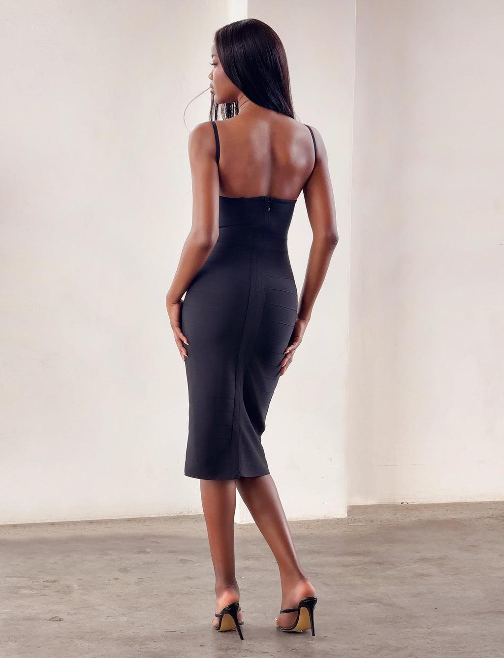 LaPose Anijah Midi Bandage Dress