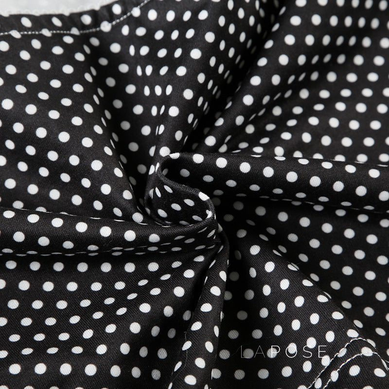 Annalie Polka Dot Short Set [KWAC0ROE]