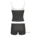 Annalie Polka Dot Short Set [B8AOC6FP]
