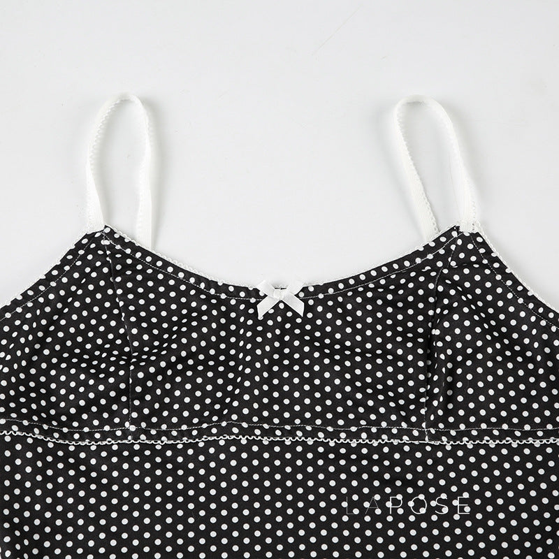Annalie Polka Dot Short Set [K85PYPBB]