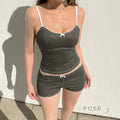 Annalie Polka Dot Short Set [ASBJKC3C]