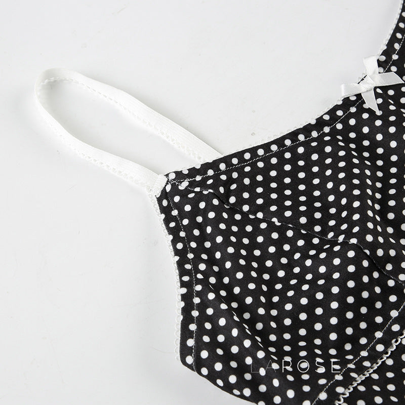 Annalie Polka Dot Short Set [3VUN2F7Q]