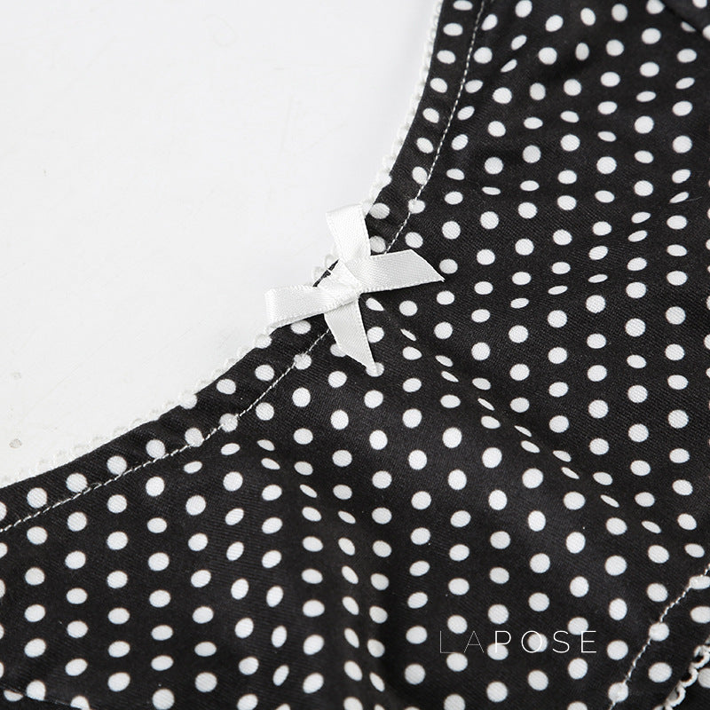 Annalie Polka Dot Short Set [6G0CVXG2]