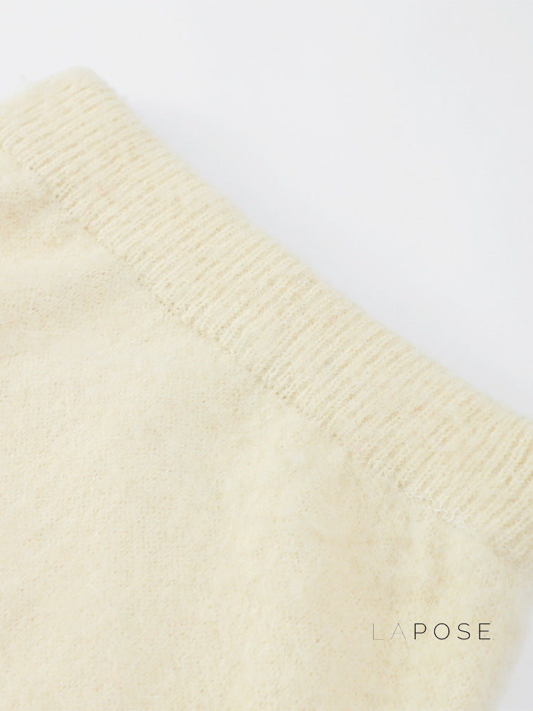 Annalyn V-neck Knit Skirt Set [BQCZS2W1]