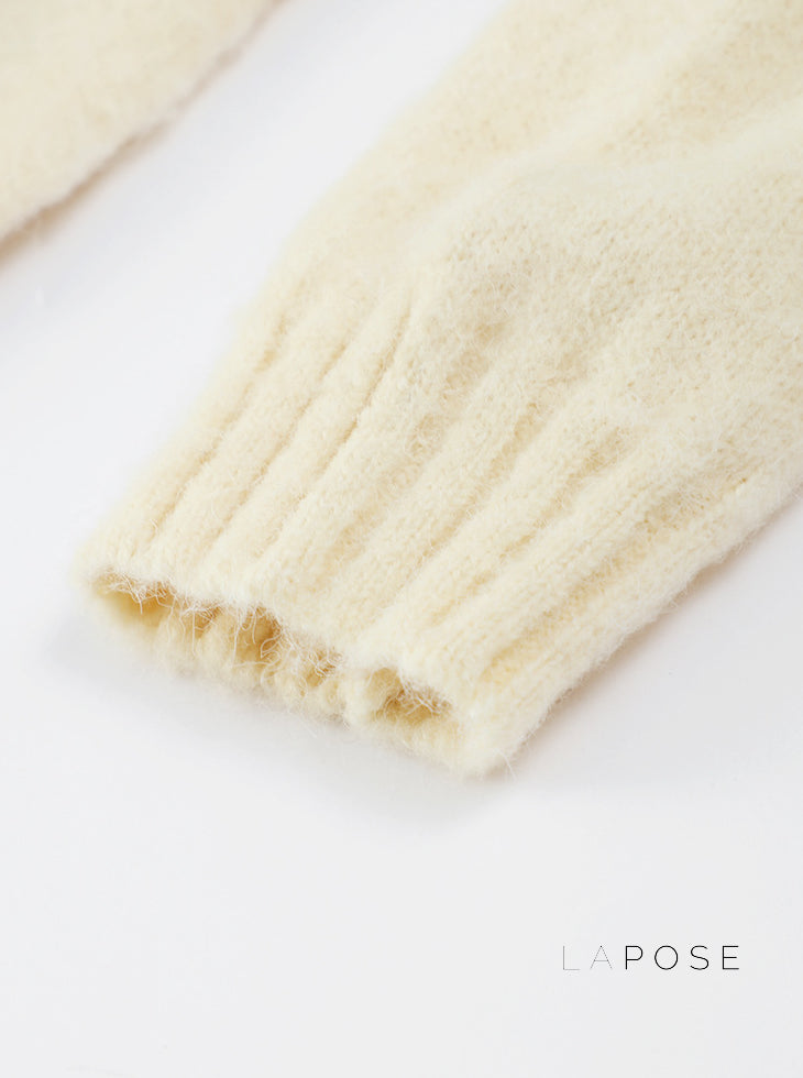 Annalyn V-neck Knit Skirt Set [IK8CTJO8]