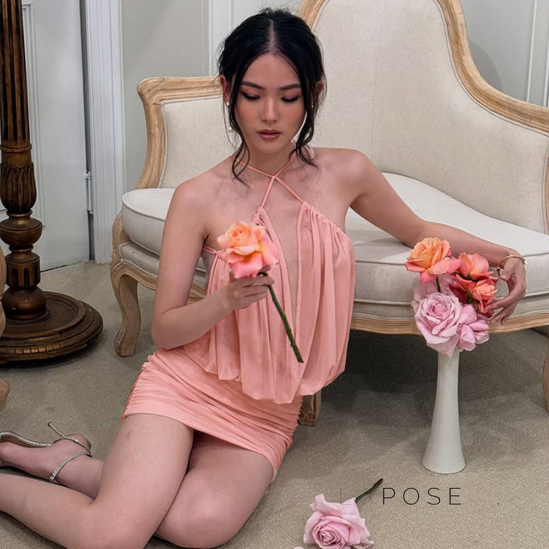 Annamae Halter Mini Dress [E7HPCRZ4]