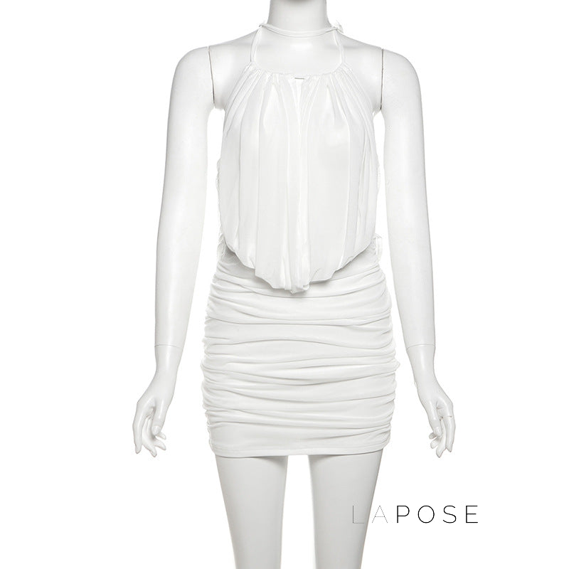 Annamae Halter Mini Dress [93AFL7JQ]