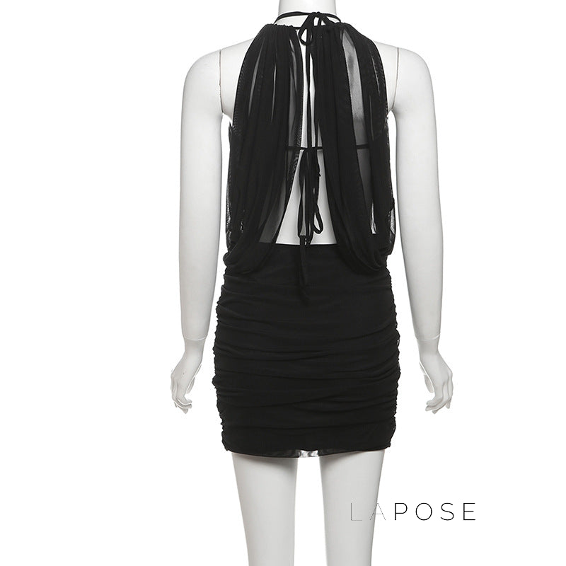 Annamae Halter Mini Dress [NPRI3L3T]