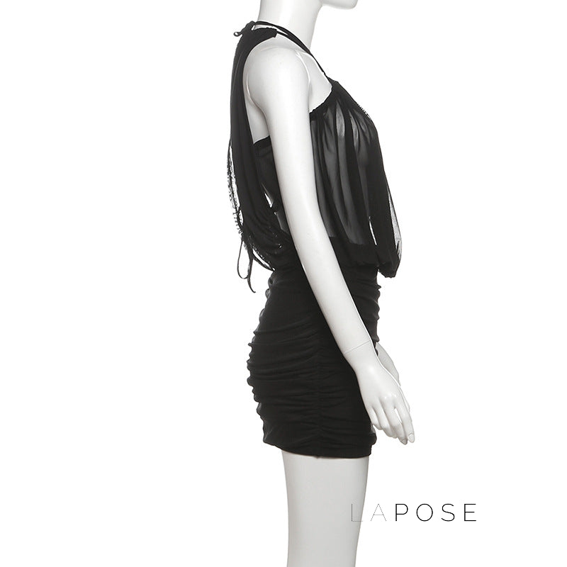 Annamae Halter Mini Dress [1F7XASM0]