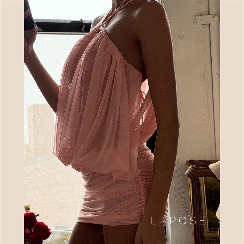 Annamae Halter Mini Dress [N8S731Q6]