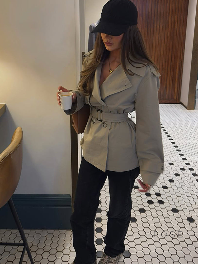 Annarose Elegant Cropped Jacket [C3U5VWP5]