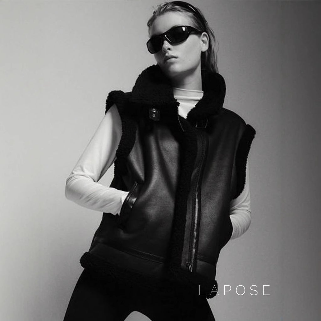 Annette Faux Fur Vest [ODOP40MX]