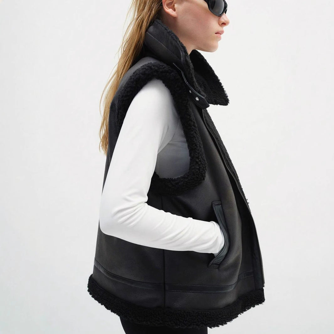 Annette Faux Fur Vest [6V3DHAFL]