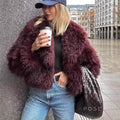 Anniyah Cropped Faux Fur Jacket [YZ307K2X]