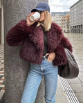 Anniyah Cropped Faux Fur Jacket [WETFLDZM]