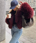 Anniyah Cropped Faux Fur Jacket [1XE7ARAH]