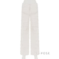 Annmarie Resort Lace Straight Pants [H0MNSF3F]