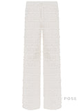 Annmarie Resort Lace Straight Pants [N8QDKFQC]