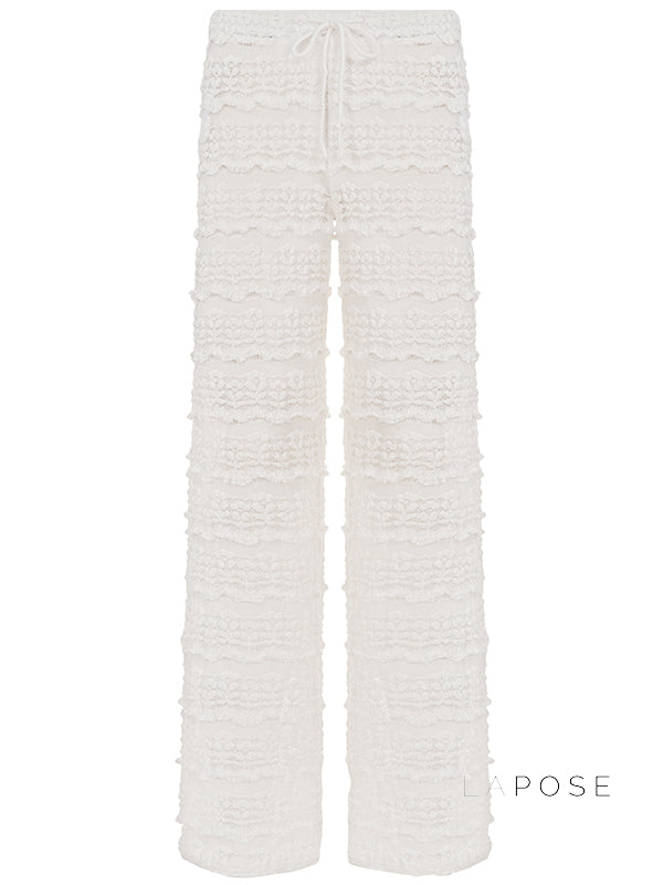 Annmarie Resort Lace Straight Pants [N8QDKFQC]