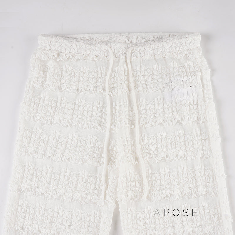 Annmarie Resort Lace Straight Pants [JMCM148B]