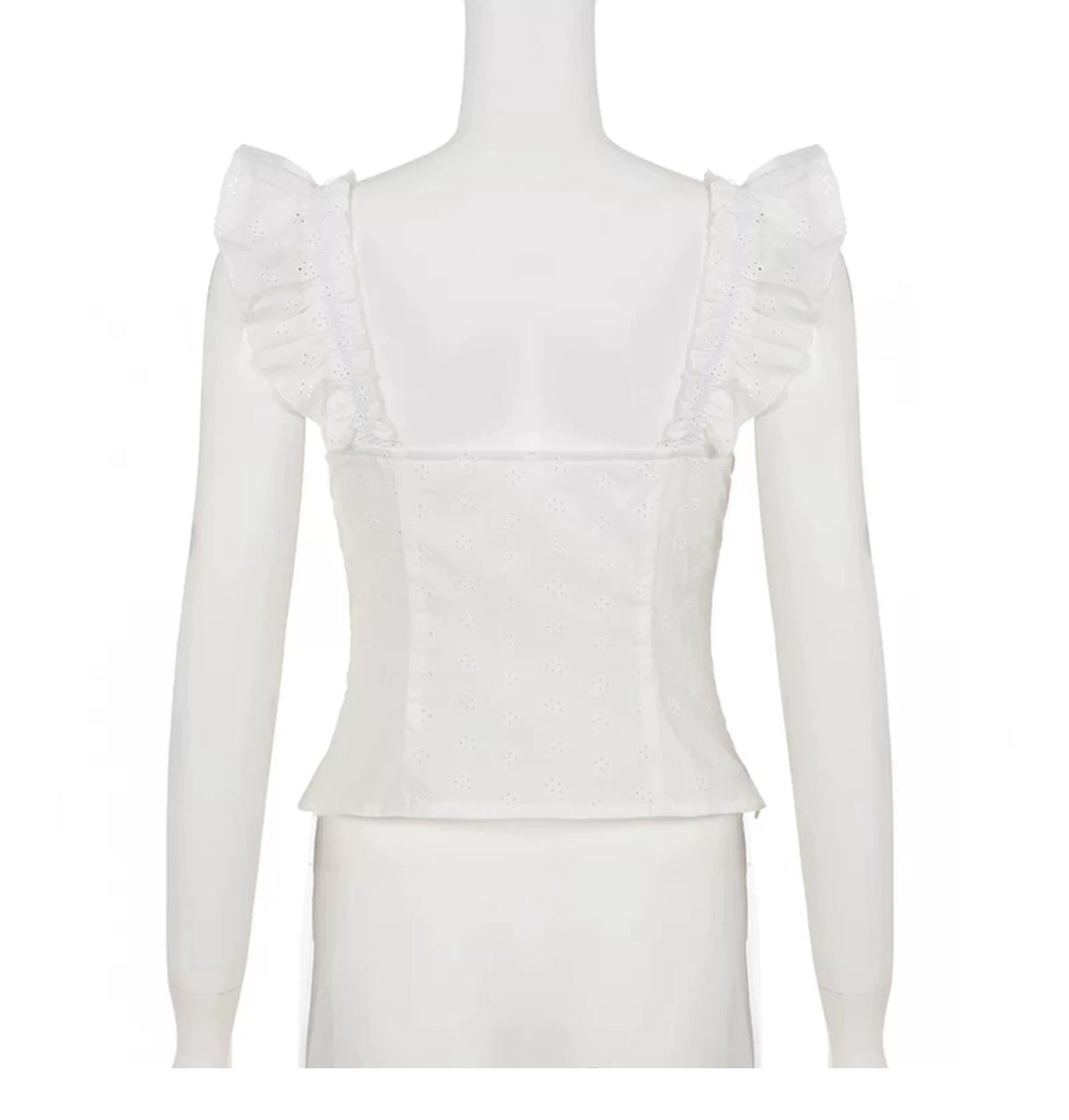 LaPose - Aoife Lace Bow Corset Top