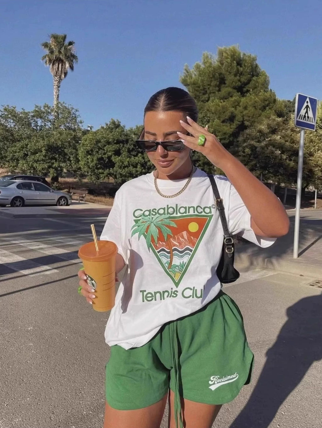 Araceli Vintage Graphic Oversized Tee